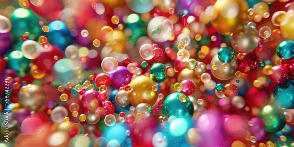 A close-up shot of many different colored beads. Great for crafting projects or jewelry design A close-up shot of many different colored beads. Great for crafting projects or jewelry design