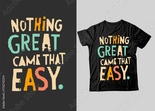 positive lettering nothing great ever came that easy background, dark fantasy, painting