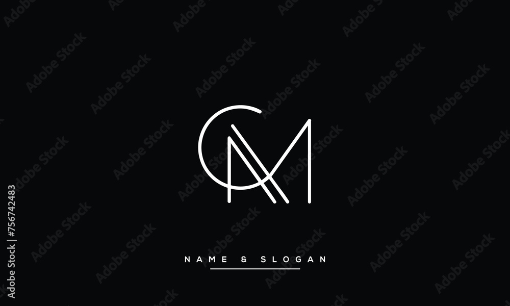 MC,C M, M, C, Abstract Letters Logo monogram MC,C M, M, C, Abstract Letters Logo monogram