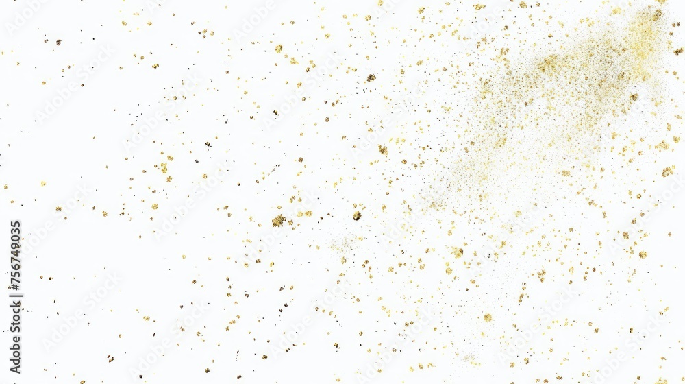 Gold Flecks on White Background Tile Generative AI Gold Flecks on White Background Tile Generative AI