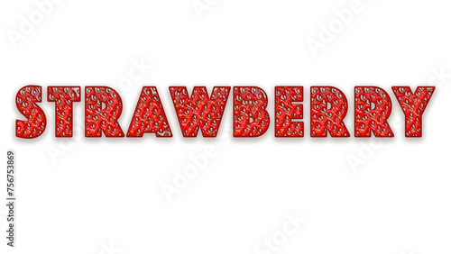 Strawberry Typography photo