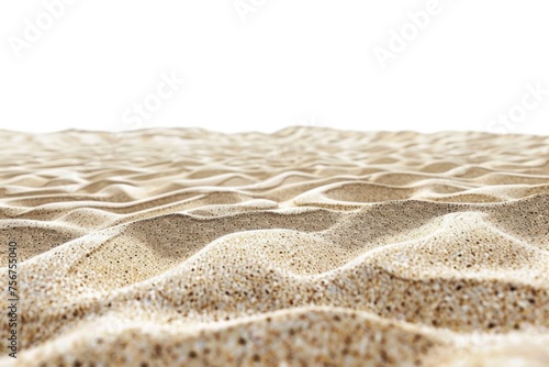 A detailed view of a sandy beach, perfect for travel brochures