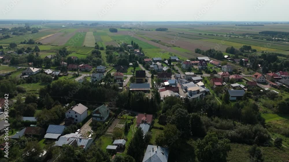 Beautiful Landscape Oleszyce Aerial View Poland