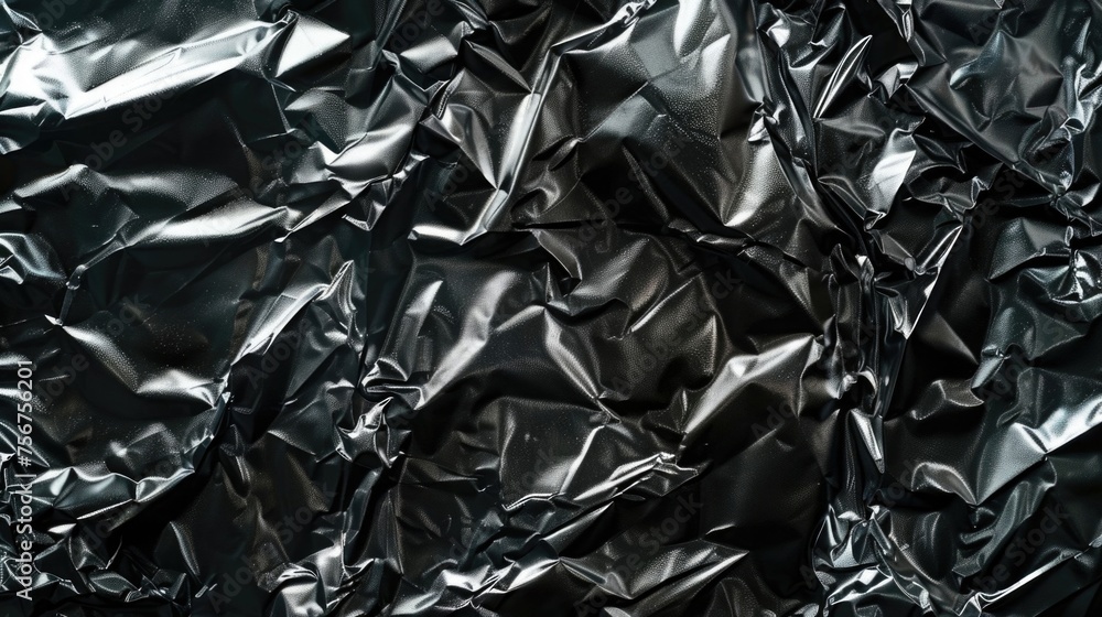 Detailed close up of aluminum foil. Perfect for kitchen or household themes Detailed close up of aluminum foil. Perfect for kitchen or household themes
