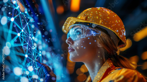 Professional woman engineer