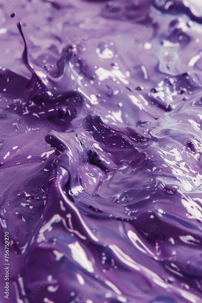 Detailed view of purple liquid surface, suitable for abstract backgrounds Detailed view of purple liquid surface, suitable for abstract backgrounds