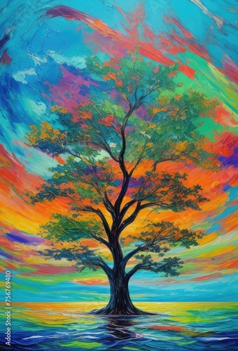 tree in the sky © StockSymphonyStudio