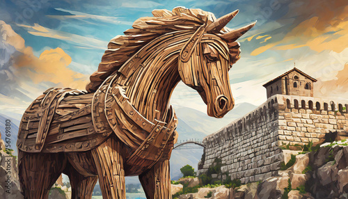 beautiful mythical places – Trojan horse