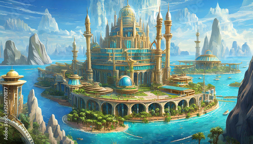 beautiful mythical places – Atlantis before doom