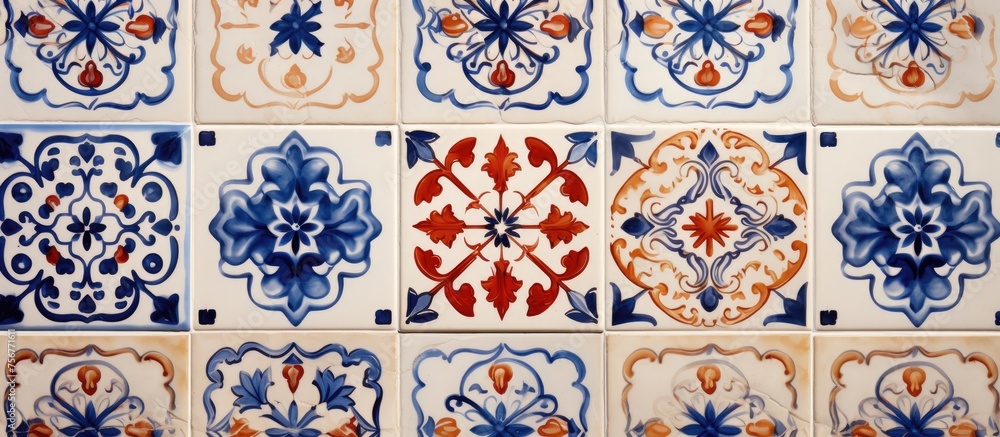 Traditional wall design for tiling Traditional wall design for tiling