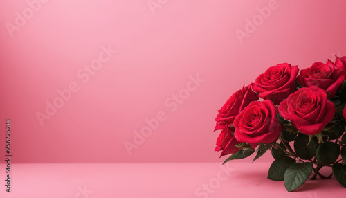 bouquet of roses with a heart or bouquet of red roses or bouquet of roses or bucket flower in valentine day or valentine roses and gift or valentine roses and box or valentina roses and gift box photo