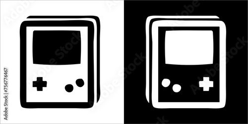 Illustration vector graphics of video game icon