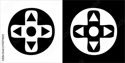 Illustration vector graphics of video game icon