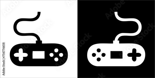 Illustration vector graphics of video game icon