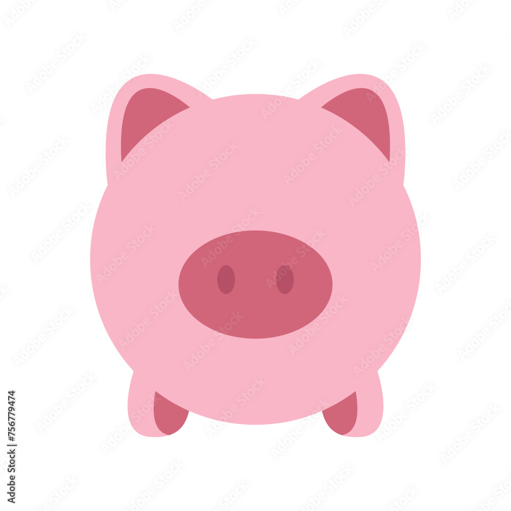 Pig icon. Vector illustration Pig icon. Vector illustration