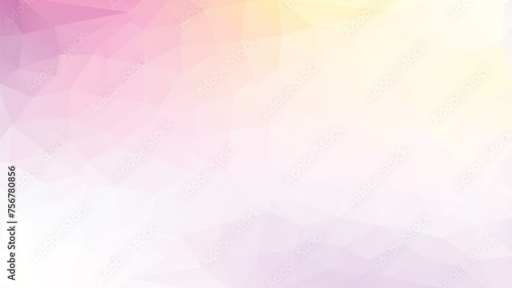 Pink Low poly abstract colorful background, trendy, geometric, cyber polygonal wallpaper