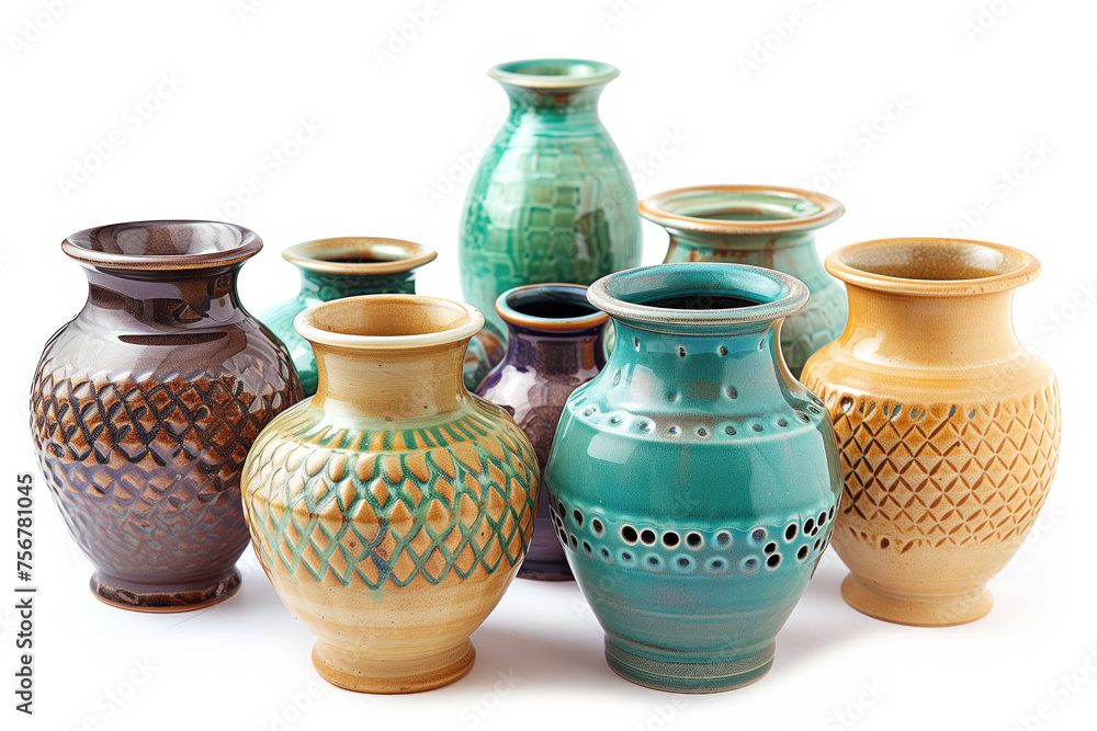 A set of three beautifully crafted ceramic vases, showcasing a blend of rich brown tones and exquisite design, perfect for modern home decor. A set of three beautifully crafted ceramic vases, showcasing a blend of rich brown tones and exquisite design, perfect for modern home decor.