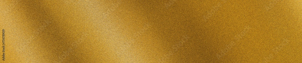 Banner panorámico con  fondo texturizado  de oro, dorado, amarillo, beige, marrón,  papel grunge,  abstracto para ilustración de  fondo de diseño, web, redes, textura textil seda, paño,  - obrazy, fototapety, plakaty 