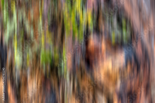 Washed out colors in harmonious blur, a background full of dynamism. photo