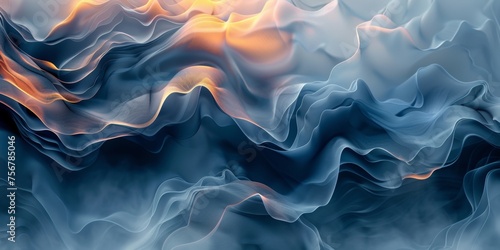 The image is a beautiful, abstract representation of ocean waves - stock background.