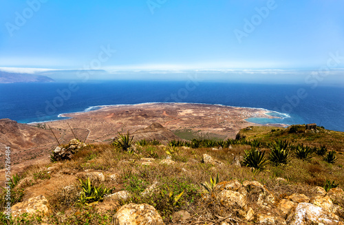 North coast near town Mindelo, Island Sao Vicente, Cape Verde, Cabo Verde, Africa. photo