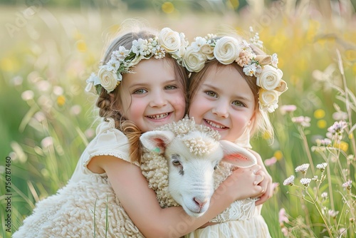Cute Young Girl is a Easter...