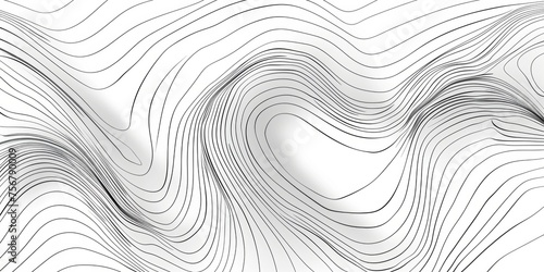A white background with black lines that form a wave - stock background.