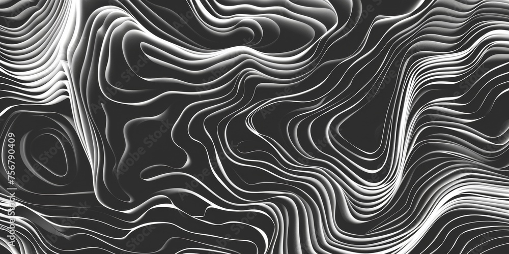 A black and white image of a wave with a white background - stock background. A black and white image of a wave with a white background - stock background.