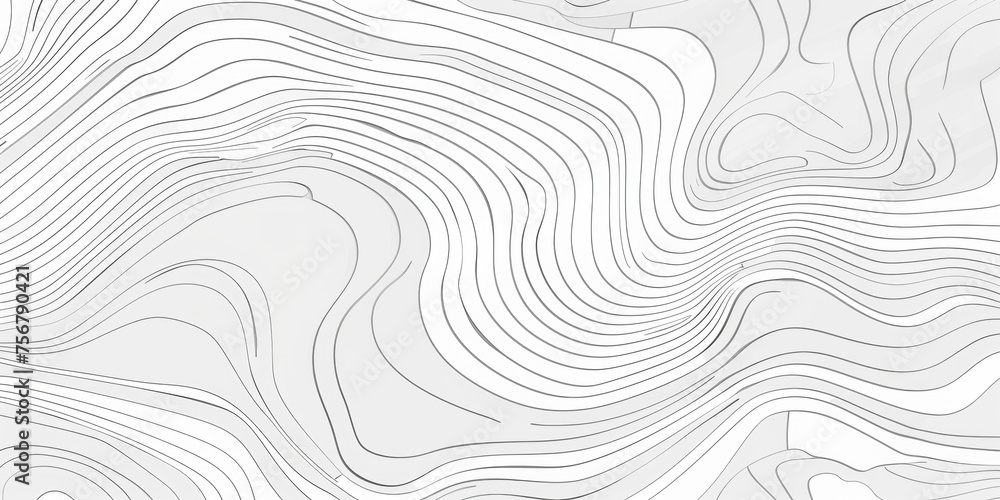 A white background with a series of black lines that resemble a mountain range - stock background. A white background with a series of black lines that resemble a mountain range - stock background.