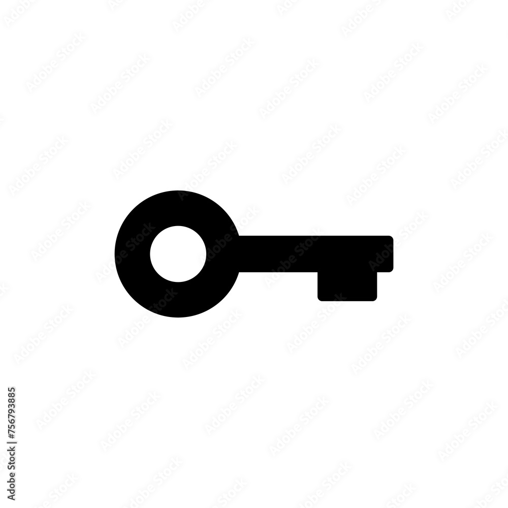 Key icon vector isolated on white background. Key vector icon. Key symbol. security Key icon vector isolated on white background. Key vector icon. Key symbol. security