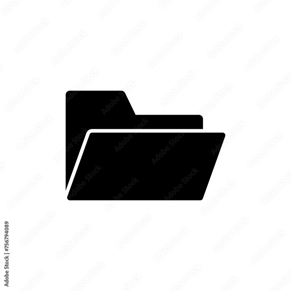 Folder Icon vector isolated on white background. Folder and documents Icon. icon archive Folder Icon vector isolated on white background. Folder and documents Icon. icon archive