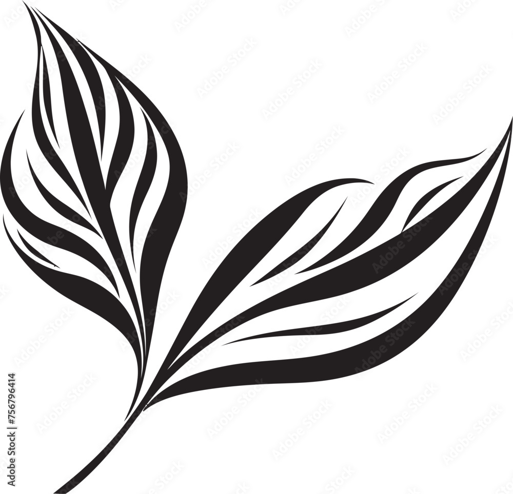 Verdant Flora Symphony: Onekine Tropical Leaves Vector Icon Design Exotic Foliage Charm: Onekine Tropical Plant Leaves Black Logo Vector Verdant Flora Symphony: Onekine Tropical Leaves Vector Icon Design Exotic Foliage Charm: Onekine Tropical Plant Leaves Black Logo Vector