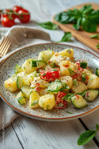 Delicious Plate of Potato S...