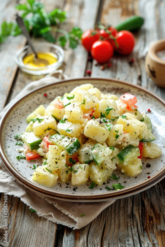 Delicious Plate of Potato S...