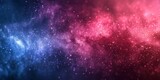 A colorful galaxy with blue and red swirls - stock background.