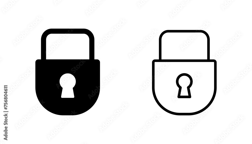 Lock icon set. Padlock icon vector. Encryption icon. Security symbol Lock icon set. Padlock icon vector. Encryption icon. Security symbol