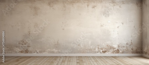 Empty room with textured wall