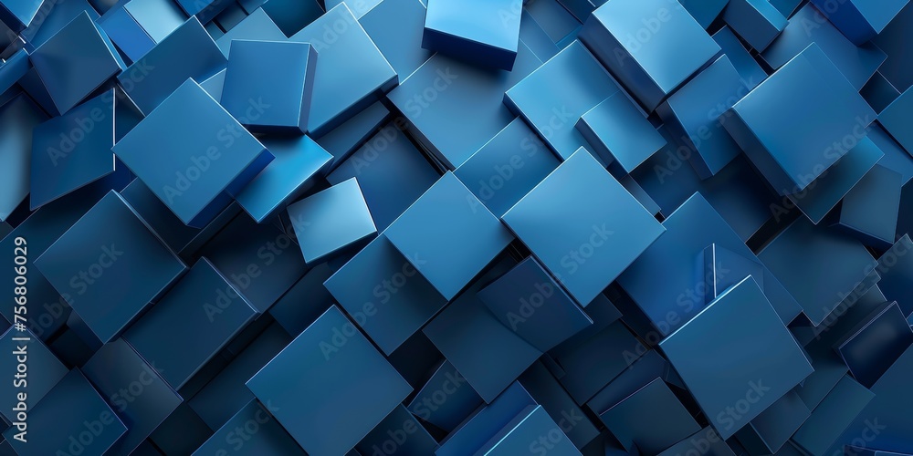 A blue background with many blue squares - stock background. A blue background with many blue squares - stock background.