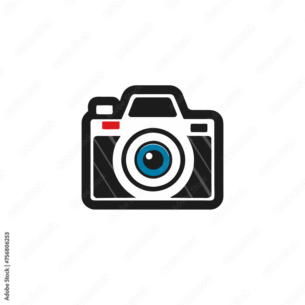 beautiful simple colorful camera slr logo beautiful simple colorful camera slr logo