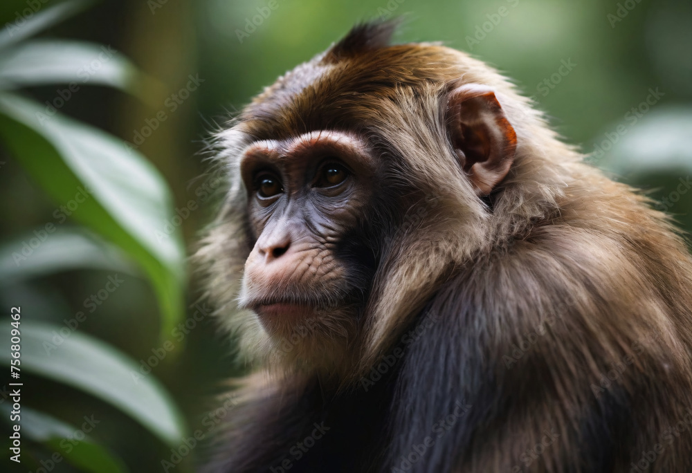 Cute Realistic Monkey Animal Cute Realistic Monkey Animal