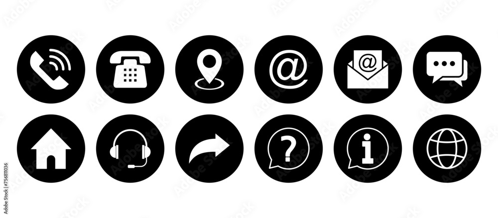 Contact us icon vector. web icon vector. business card contact information icon. Contact us icon vector. web icon vector. business card contact information icon.