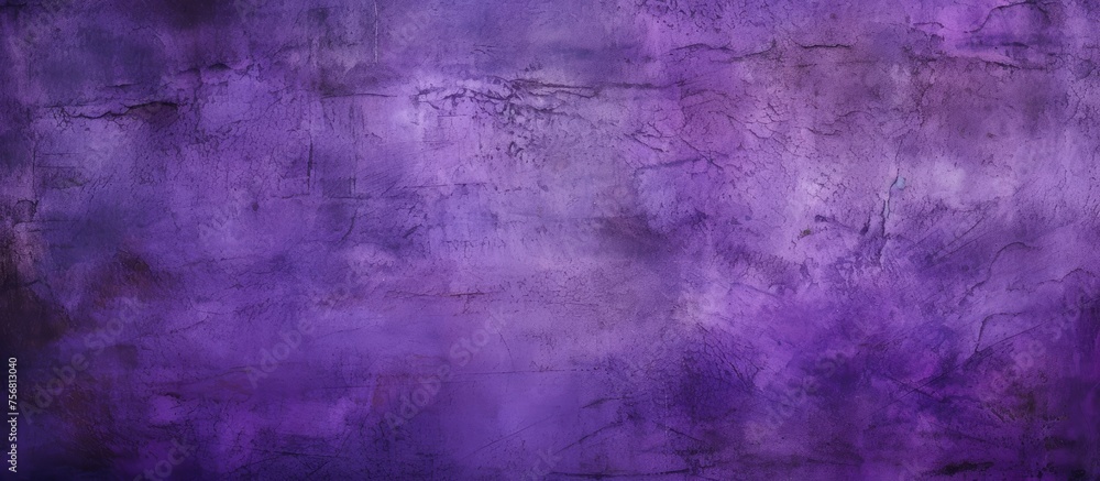 Obraz premium A close up of a vibrant purple background with a textured pattern in shades of violet, magenta, and electric blue. The design features symmetry and circular art elements