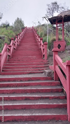 stairs to the top of the hill