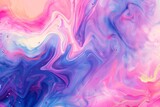 Psychedelic holographic gradient Fluid colors blending for a dreamy abstract background