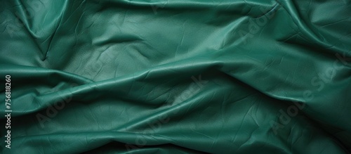 a close up of a green leather texture . High quality