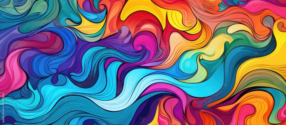 Seamless Abstract Colorful Pattern Seamless Abstract Colorful Pattern