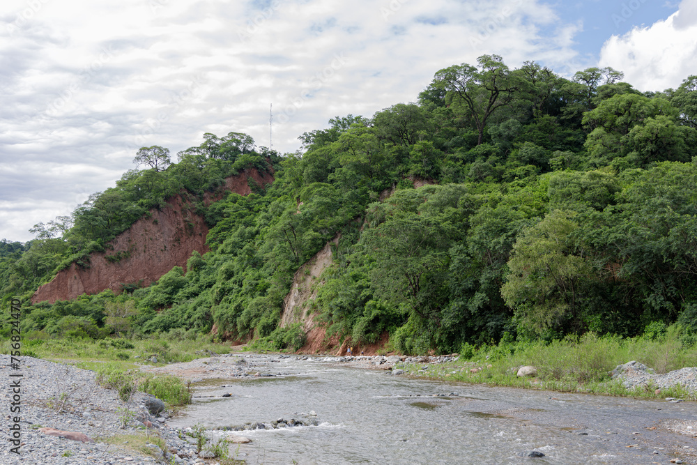 De las Conchas River in Metan province of Salta Argentina.