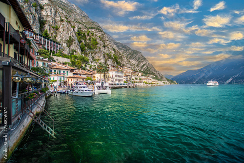 Limone Sul Garda, Gardasee. Italien