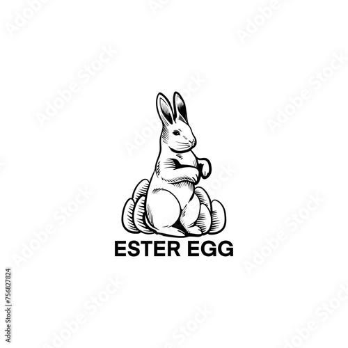 ester egg logo design and royalty