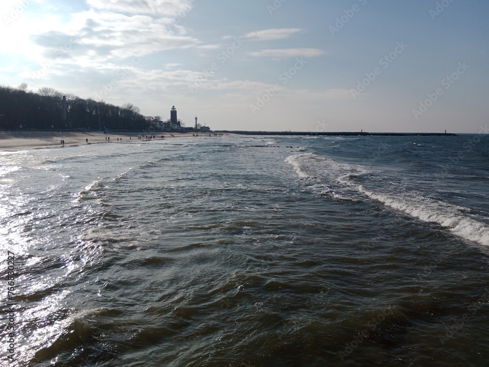 A walk along the port and pier in Kołobrzeg, Poland